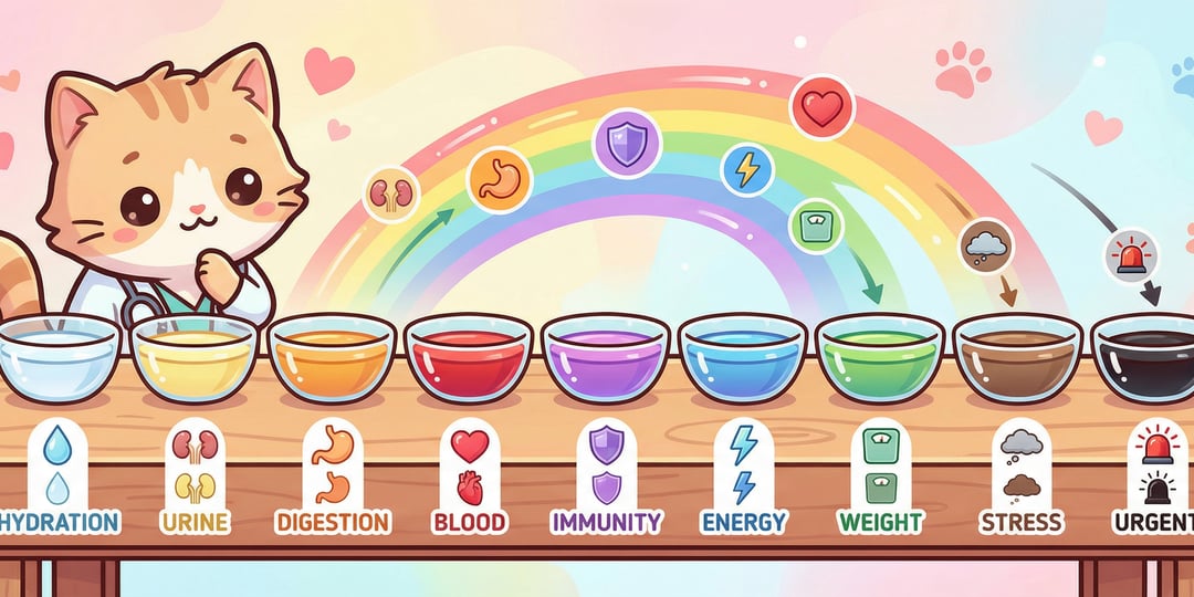 Cat Vomit Color Chart: What Every Color Means and When to Worry