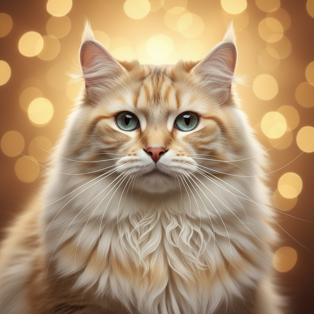 Aphrodite Giant cat portrait