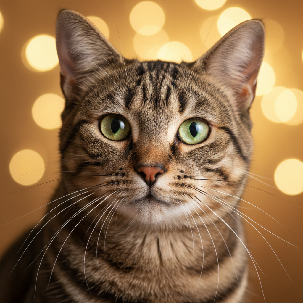 Brazilian Shorthair cat portrait