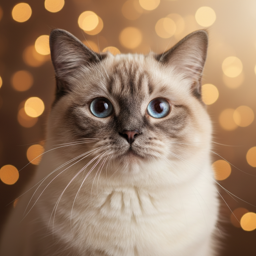 Himalayan cat portrait