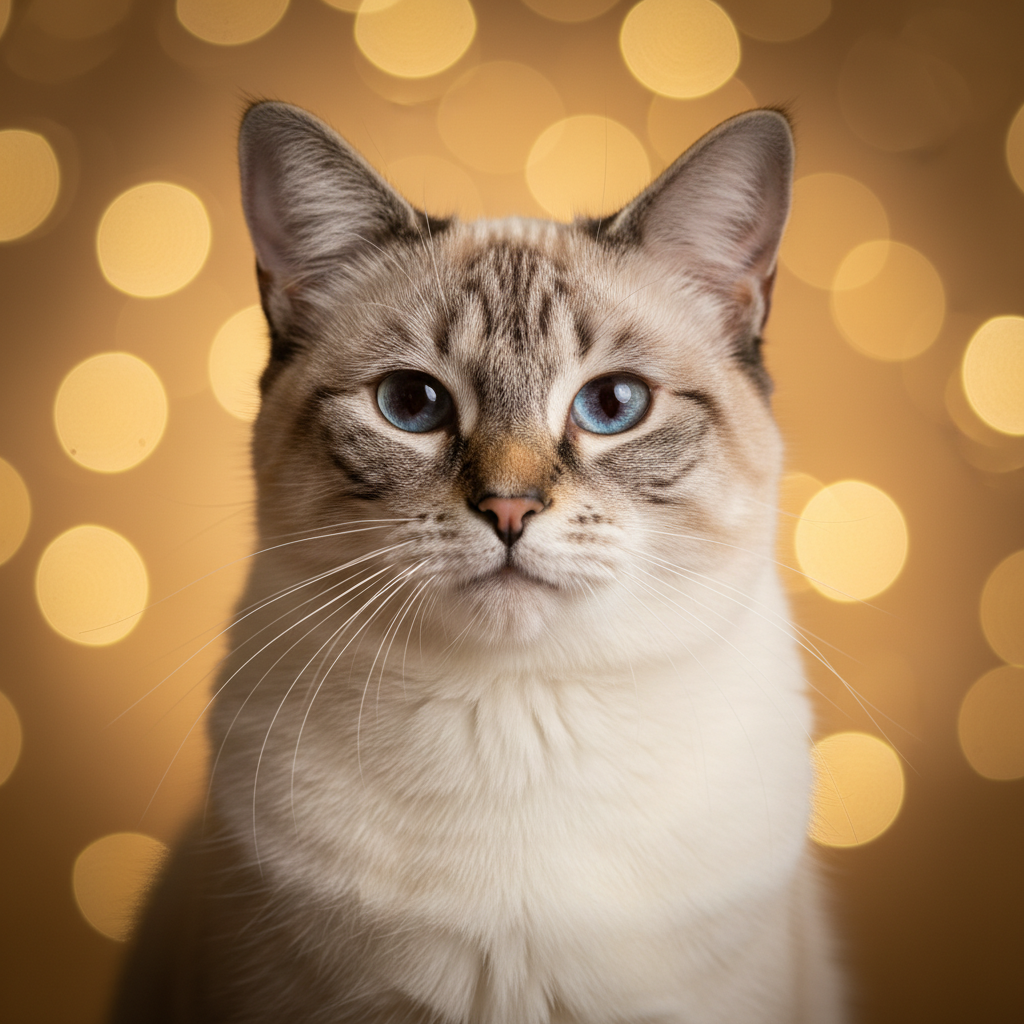 Javanese cat portrait