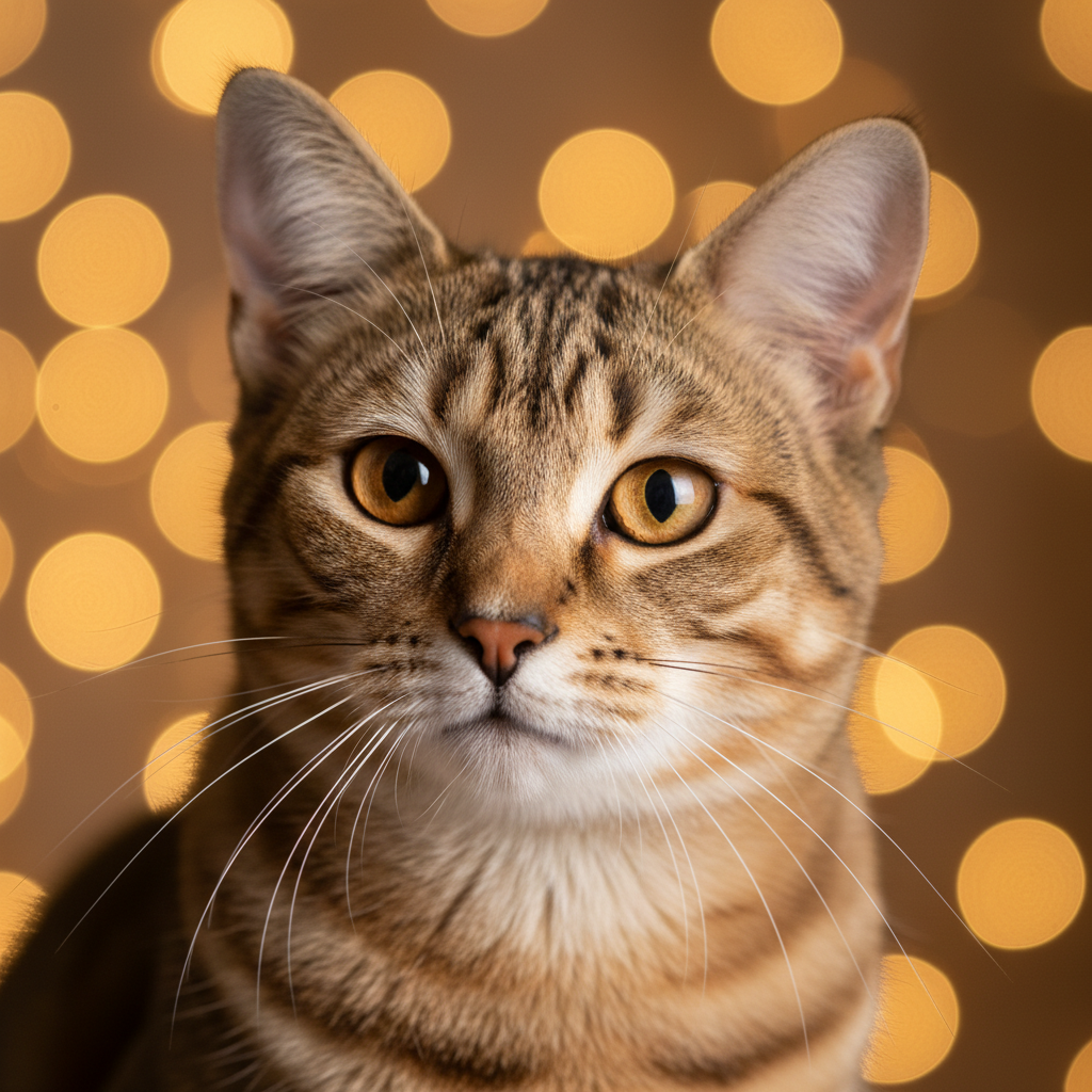 Kanaani cat portrait