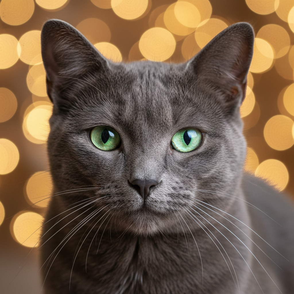 Korn Ja cat portrait