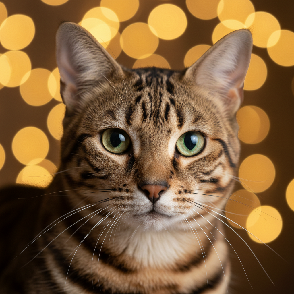 Ocicat cat portrait