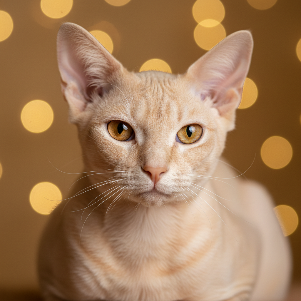 Peterbald cat portrait