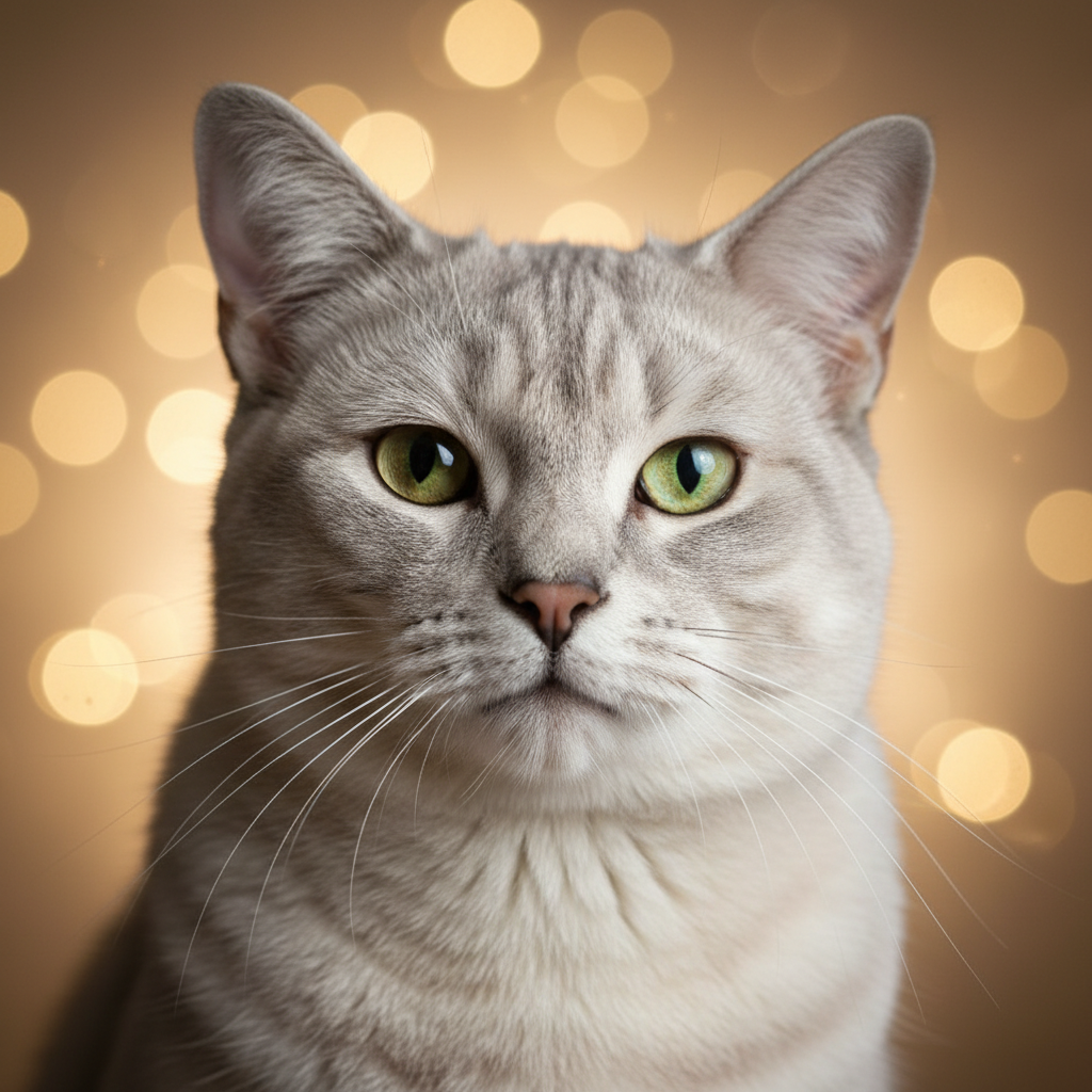 Thai Lilac cat portrait