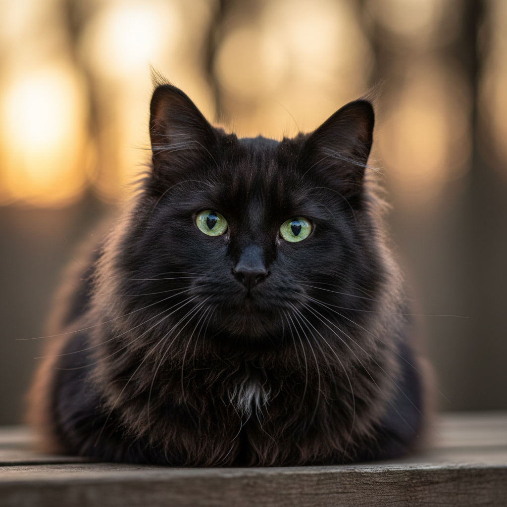 Transylvanian cat portrait